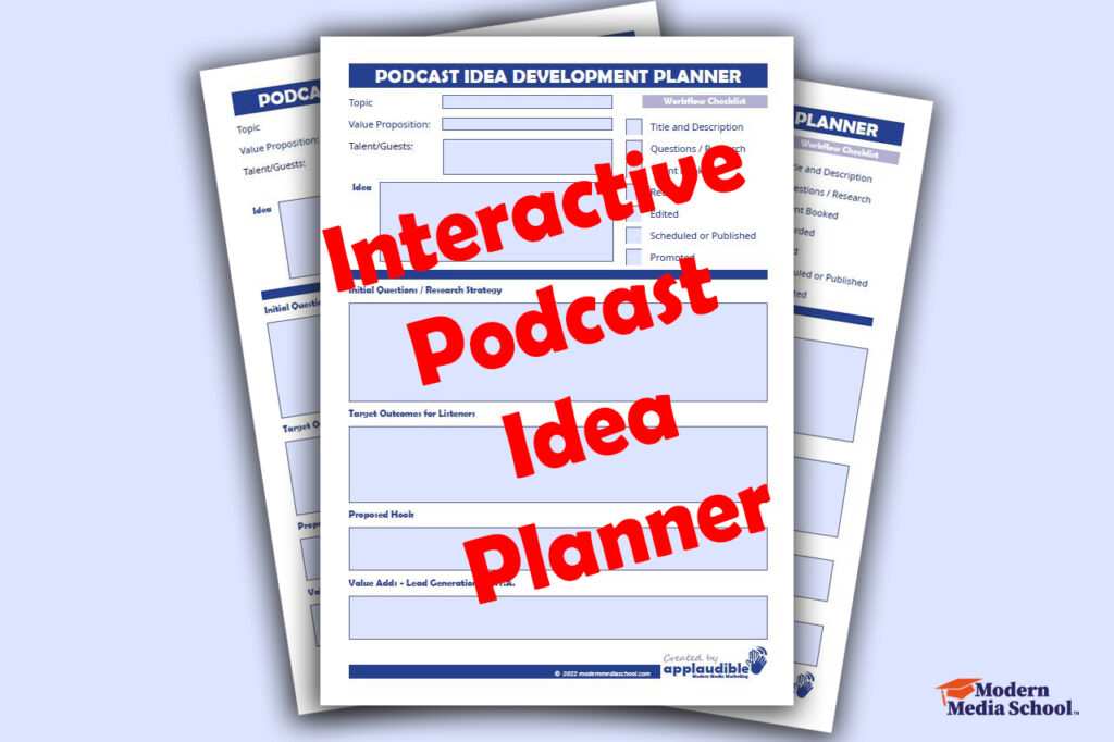 Podcast Idea Planner